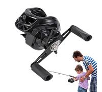 Fishing Reel - Baitcasting Reels Compact Durable Metal Construction User-friendly Gear High Performance | For Outdoor Fishermen, Fishing Trips, Lake, River, Boat