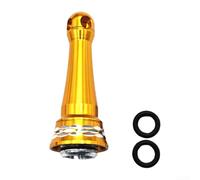 Fishing Reel Balance Support Screw 11.7mm For CNC Aluminium Alloy Anti-Collision Suspension Compatible with For Daiwa Fuego Tatula Prorex Luvias Caldia Alphas Air TW Salamandura Models,(gold)