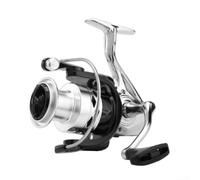 Fishing Reel CNC Metal Arm 8lb Line Pre-loaded Silver | CNC metal rocker arm, tough catch handling, river lake pond use, for durable alloy construction