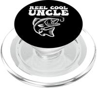 Fishing Reel Cool Uncle Bass Fish Funny Fisherman Family Men PopSockets PopGrip for MagSafe