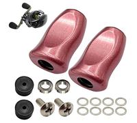 Fishing Reel Crank Replacement | Non-Slip Button Covers, Lightweight Ergonomic Non-Slip Casting Repair and Maintenance for Unisex Beginners