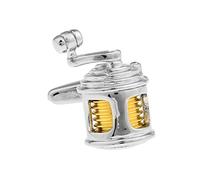 Fishing Reel Fisherman Rod Line River Fish Cufflinks
