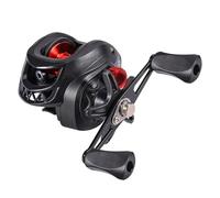 Fishing Reel Fishing Reel Professional Ultra Light 7.2.1 Gear Ratio Carp Baitcasting Wheel Max Drag 8kg Fishing Casting Reel(Red,Right Hand)