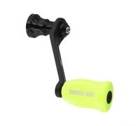 Fishing Reel Handle Carbon Single Arm for Daiwa Prorex for lt - Ergonomic Power Knob Upgrade Kit(Fluorescent green)