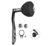 Fishing Reel Handle featuring Metal and EVA for Enhanced Comfort and Repair Efficiency (Sliver)