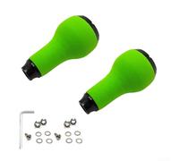 Fishing Reel Handle Knob Grip with EVA and Rubber Cork for DAIWA Series Reels Including FORSTELLA, TWINPOWER, and for VANFORD Supporting Easy Replacement (2set Green)