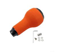 Fishing Reel Handle Knob Grip with EVA and Rubber Cork for DAIWA Series Reels Including FORSTELLA, TWINPOWER, and for VANFORD Supporting Easy Replacement (1set Orange)