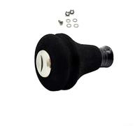 Fishing Reel Handle Knobs with EVA Material For FOR Daiwa Baitcast Spinner Reel, Compatible with Shaft Sizes 27mm 4mm, Complete Replacement Kit (silver)