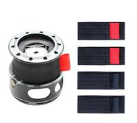 Fishing Reel Hatchers, Fishing Reel Belt, Rod Case for Travel 4x, Elastic Roller Protective Strap Band, Tray Links for Rings and Trees, S, Se référer au descriptif, Refer to description