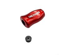 Fishing Reel Knob for Daiwa Tatula Fuego For SLP Works - ABS Spinner Bait Handle Grip with Bearings - Black Red Gold Blue Purple Green Silver Pink - 32.9x20.5mm(1pc red)