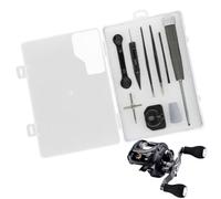 Fishing Reel Maintenance Kit - Multipurpose Cleaning Tool Set, Portable Repair Equipment, Metal Wrench and Lubrication Tools | Complete Maintenance Accessories for Anglers Fishing Reel Boat Pond