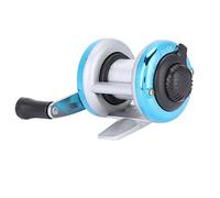 Fishing Reel, Portable Winter Ice Fishing Reel Ice Fishing Reel Wheel with Wire Outdoor Casting Tackle (Blue)