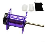 Fishing reel remote throw spool compatible with For DAIWA For TATULA series including 19 For TATULA 100 and SALAMANDURA150 with wire cup capacity supporting multiple line sizes (Dark night purple)