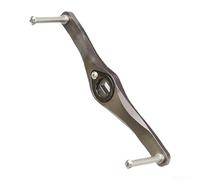 Fishing reel rocker arm accessory upgrade kit made from thick aluminum plate mechanical stability and multiple installation choices (130 Mm Dark black)