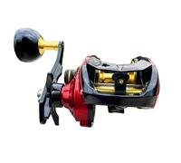 Fishing Reel Saltwater Jigging Carbon Frame Bait Finesse System Baitcasting Reel 15KG Drag 8BB+1RB 6.4:1 High Speed Big Game Fishing Reels Fishing Tackle(Left-Hand)