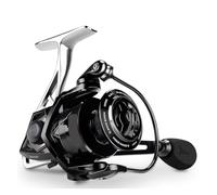 Fishing Reel Spinning Fishing Reel 18KG Max Drag 7+1 Ball Bearings Aluminum Spool Carbon Fiber Drag Saltwater Fishing Coil(4000 Series)