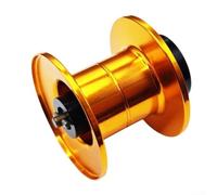 Fishing Reel Spool for DAIWA ZILLION SV TW STEEZ A12 ZBOOST Ultra Light Weight 8g Replacement Part for Multiple Models Deep Spool Design for Long Cast(semi-ceramic gold)