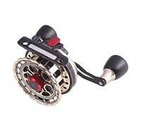 Fishing Reel Ultra Smooth Powerful CNC Precision Machining Integrated Ice Fishing Reel Flywheel Left/right Hand Fishing Rod Wheel Ice Heart Line Cup Ball Bearing Gear High Speed 4.3:1 Fishing R