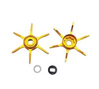 Fishing Reel Unload Wrench, Fits For METANIUM, For ANTARES, For CURADO DC, 60mm Diameter, Lightweight 6 2g, Aluminum Alloy (yellow)
