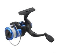 Fishing reel with 5.4 oz lightweight construction, 5 2 1 gear ratio for quick line retrieval and various fishing applications (Blue)