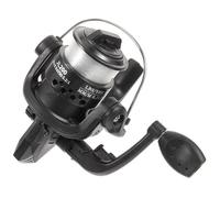 Fishing Reel with Line, Portable Lightweight Black Plastic Metal