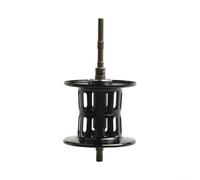 Fishing Reel with Long Reel for ABU BMAX3 PMAX3 B3 P3 S3, 1 Line 5YGK 170M Capacity, Perfect for Long Days on the Water (Black Stainless Steel)