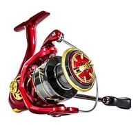 Fishing Reels All Metal Wire Cup, Red Micro Object Color, Light Cup, Long-range Fishing Line(2000)