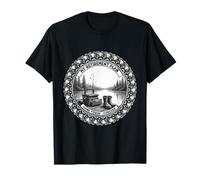 Fishing Retirement Plan Gone Fishin Forever Scenic Lake Dock T-Shirt