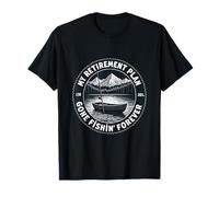 Fishing Retirement Plan Gone Fishin Forever Vintage Lake T-Shirt