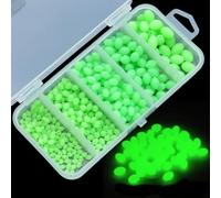 Fishing Rig Beads 376pcs Luminous Olive for Carp Match