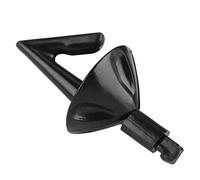 Fishing Rig Tubes, durable cone-shaped design Heat-Shrink Sleeves 20 Pieces PE Material Black for freshwater saltwater anglers versatile bait rigging scenarios