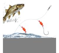 Fishing Rigs Saltwater - Metrigs - Hook Set For Perch Snapper Moth Flounder Pompano Pier Lake Fresh Water