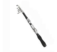 Fishing Rod 1/1.2/1.5/1.7/1.9/2.1m Telescopic Mini Fishing Rods Super Hard Carbon Steel Rivers Lakes Fishing Rod Portable Sea Pole Equipment Spinning Rod(06-2.1m)