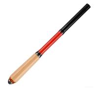 Fishing Rod, 1.3-2.1m Telescopic Pole, Ultralight Carbon Fiber, Ultra-Short Design, Resilient for Stream Trout(Orange-1.7 m)