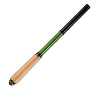 Fishing Rod, 1.3-2.1m Telescopic Pole, Ultralight Carbon Fiber, Ultra-Short Design, Resilient for Stream Trout(Green-1.5 m)