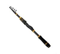 Fishing Rod 1 8 2 4m Telescopic Carbon Pole with 2kg Load Strength and Explosion Proof Metal Rings for Durable Use (1.8)