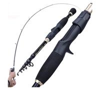 Fishing rod 1.8-2.4m Telescopic Fishing Rods Ultralight Weight Spinning Casting Carbon Pole Fishing Accessories(1.8M-Casting rod)