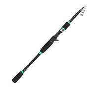 Fishing Rod 1.8m 2.1m .4m .7m 3.0m Carbon Telescopic Fishing Rod M Power Ultralight Travel Casting Spinning(Gun handle-01,1.8 m)