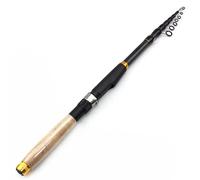 Fishing Rod 1.8m-3.6m Multifunction Portable Fishing Rod Carbon Wooden Handle Spinning Rod Carp For Fresh Salt Water Fishing Fish Pole Spinning Rod(3.6 m)
