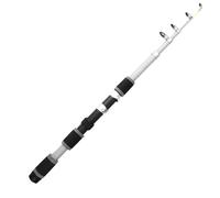 Fishing Rod 1.8M Portable Spinning Fishing Rod Reel Full Kits Carbon Fiber Carp Rod Wheel Travel Set Accessory Spinning Rod(White-rod)