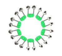 Fishing Rod Alarm Dual Alert Bells Clips,Sea Fishing Night Rod Tip Fish Ring for All Kinds of Sea Rod and Night Fishing Light Installable,Kittens,Track Bells Dogs - 10 Pcs
