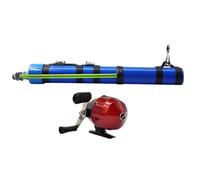 Fishing Rod and Fishing Reel Combination, Multifunctional Fishing Device, Portable Catapult for Bait and Fishing Tools - For Perch Trout Catfish Saltwater Freshwater Shore Pier River Pond On the Go