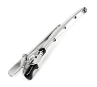 Fishing Rod and Reel Tie Clip Tie Bar, Black, One size