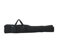 Fishing Rod Bag 160cm Black 600D Oxford PVC Coated 3-Compartment Carry Shoulder