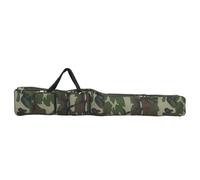 Fishing Rod Bag 160cm Green Camo 600D Oxford PVC Coated 2-Compartment Portable