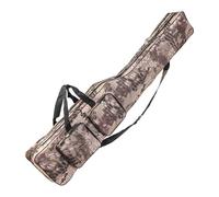 Fishing Rod Bag 2-Layer Angling Rod Holder Carrier with 4 Pockets