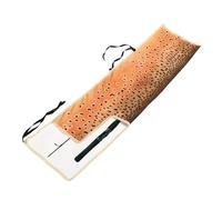 Fishing Rod Bag - Fishing Tackle Bag | Rod Sock, Suitable for 2.7 Metres Long 4-Piece Fly Rods, Protective Cover, Divider, Anti-Wear Accessories, A Sock-like Structure and Four Compartments, Yellow