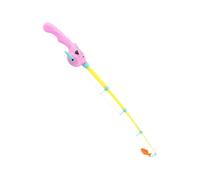 Fishing Rod Bath Toy - Cute Animal Handle Design Extendable Kids Fishing Pole Interactive Water Play Activity Toy | Kindergarten, Preschool, Boys, Girls, Bath Time, Pool, Outdoor Play Use
