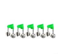 Fishing Rod Bite Alarm, 5/10 Pieces, Clip Indicator, Dual Loud System, Secure for All Rods, Outdoor Fishing and Kite Flying Accessory(5pcs)