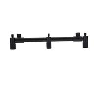 Fishing Rod Bracket Carp Fishing Buzz Bars Bite Alarm Holder Telescopic Rod Support with 3 Heads for Black bite alarm holder
